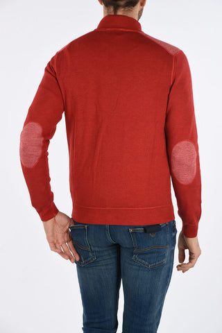 ARMANI JEANS Full Zip Wool Cardigan