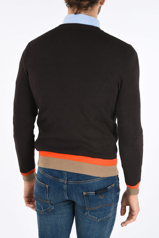 ARMANI JEANS Ribbed Crew-Neck Sweater