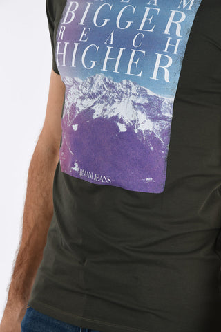 ARMANI JEANS T-shirt Slim Fit con Stampa