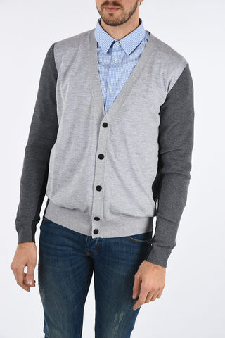 GIORGIO ARMANI Virgin Wool V-neck Cardigan