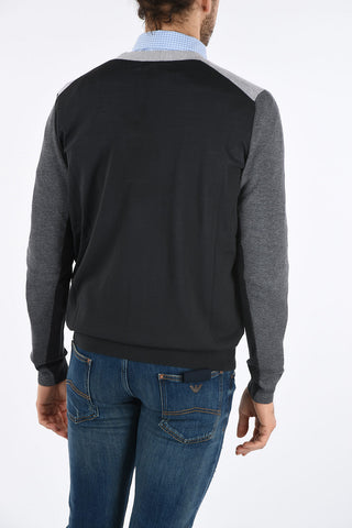 GIORGIO ARMANI Virgin Wool V-neck Cardigan