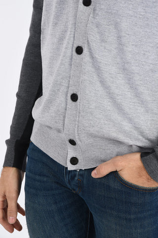 GIORGIO ARMANI Virgin Wool V-neck Cardigan
