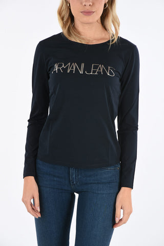 ARMANI JEANS Embroidered T-shirt