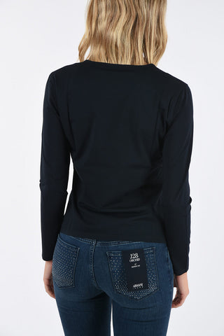ARMANI JEANS Embroidered T-shirt
