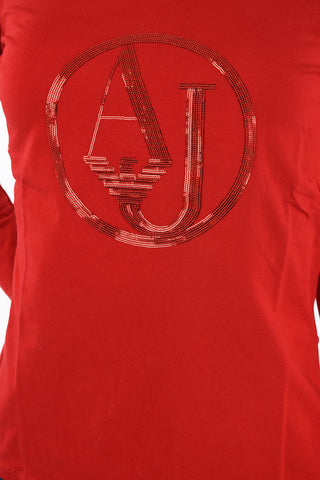 ARMANI JEANS Sequined T-shirt
