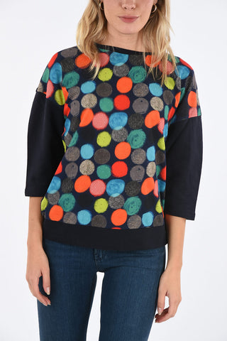 ARMANI JEANS Sweatshirt with Polka Dots