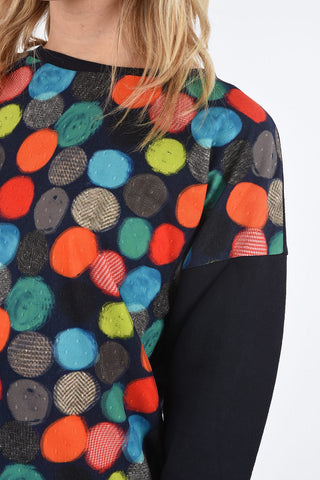 ARMANI JEANS Sweatshirt with Polka Dots