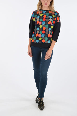 ARMANI JEANS Sweatshirt with Polka Dots