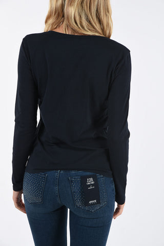 ARMANI JEANS T-shirt con Paillettes