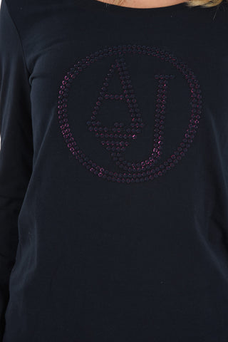 ARMANI JEANS T-shirt con Paillettes
