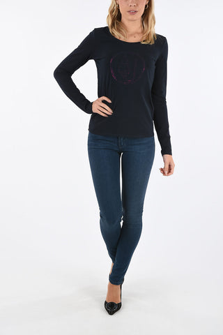 ARMANI JEANS T-shirt con Paillettes