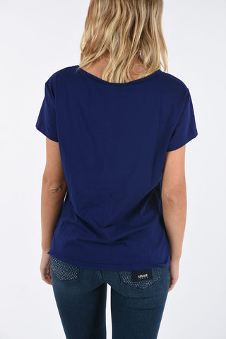 ARMANI JEANS Heart Printed T-shirt