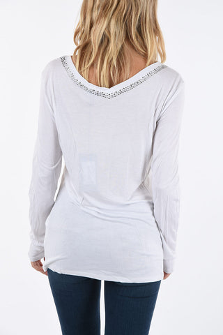 ARMANI JEANS Studded T-shirt