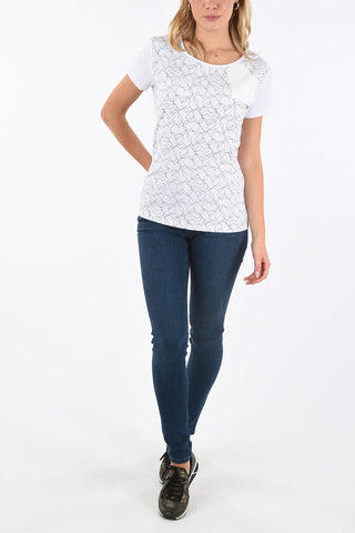 ARMANI JEANS Hearts Printed T-shirt