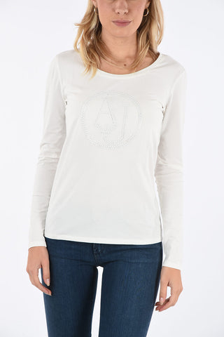 ARMANI JEANS Sequined T-shirt