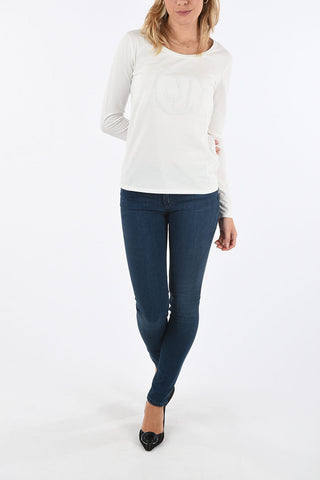 ARMANI JEANS Sequined T-shirt
