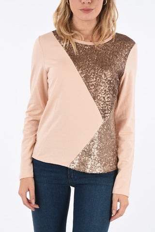 ARMANI JEANS Sequined Sweatshirt
