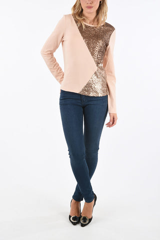 ARMANI JEANS Sequined Sweatshirt