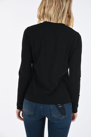 ARMANI JEANS Sequined T-shirt