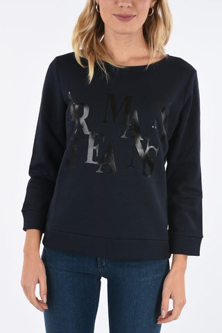 ARMANI JEANS Felpa Stampata