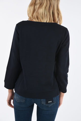 ARMANI JEANS Felpa Stampata