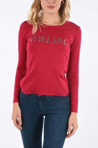 ARMANI JEANS Lofo Embroidered T-shirt