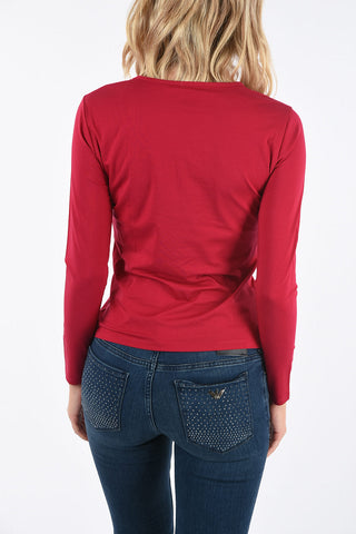ARMANI JEANS Lofo Embroidered T-shirt