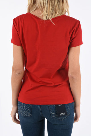 ARMANI JEANS Heart Printed T-shirt