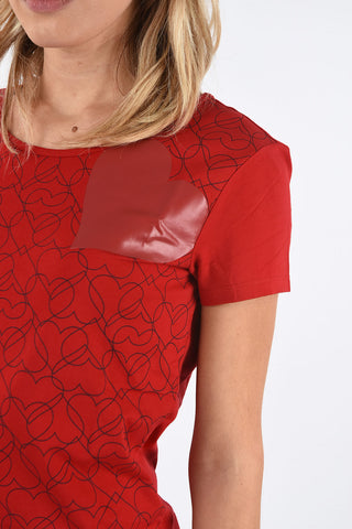 ARMANI JEANS Heart Printed T-shirt