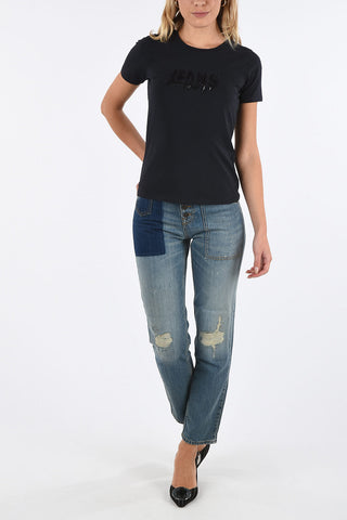 ARMANI JEANS Sequined T-shirt