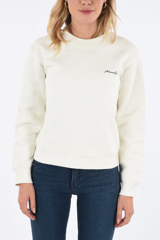 ARMANI JEANS Rose Embroidered Sweatshirt