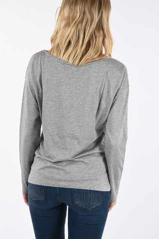 ARMANI JEANS Embroidered T-shirt