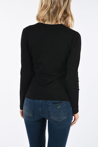 ARMANI JEANS T-shirt con Strass