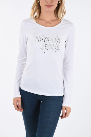 ARMANI JEANS T-shirt con Strass