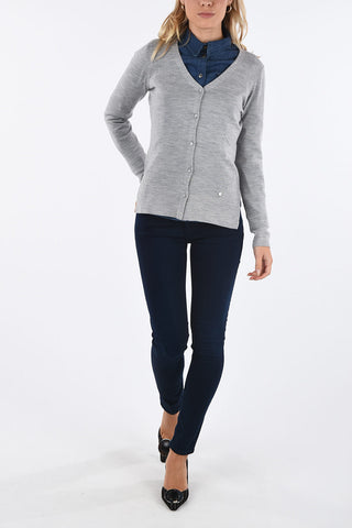 ARMANI JEANS Wool V-neck Cardigan