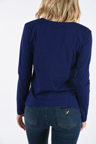 ARMANI JEANS Sequined T-shirt