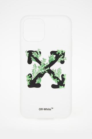 Iphone 11 PRO Corals Print Cover Case with Logo