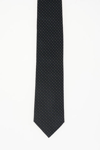 Silk Tie with Polka Dots