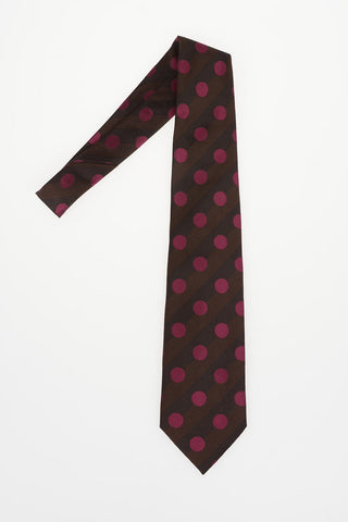 Silk Tie with Polka Dots