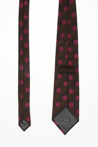 Silk Tie with Polka Dots