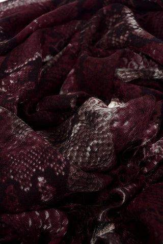 Snake Printed Foulard