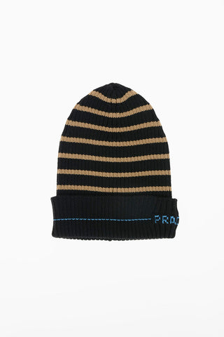 Virgin Wool Striped Hat