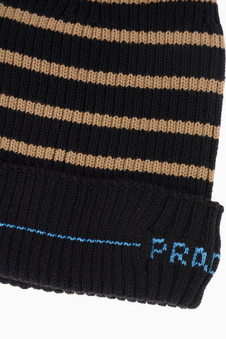 Virgin Wool Striped Hat