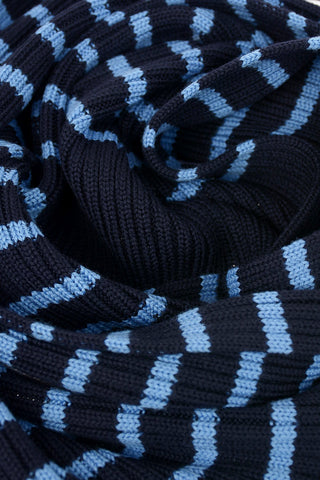 170x18cm Wool Striped Scarf
