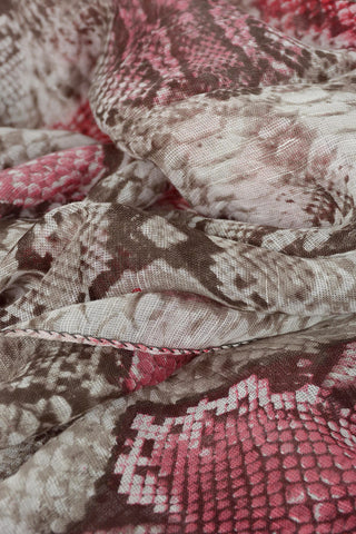 200x85cm Snake Printed Stole