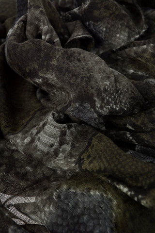 Snake Printed Foulard