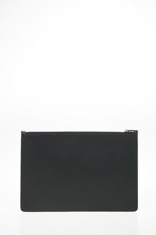 Pochette NECESSAIRE in Pelle con Logo Stampato
