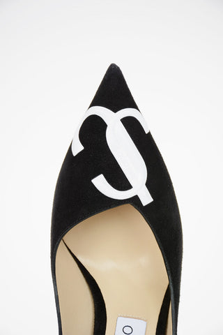 Suede LOVE JC Pumps 8.5cm