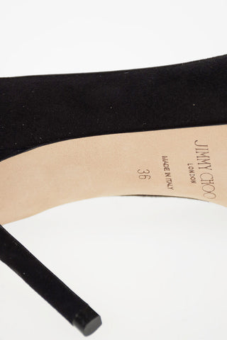 Suede LOVE JC Pumps 8.5cm
