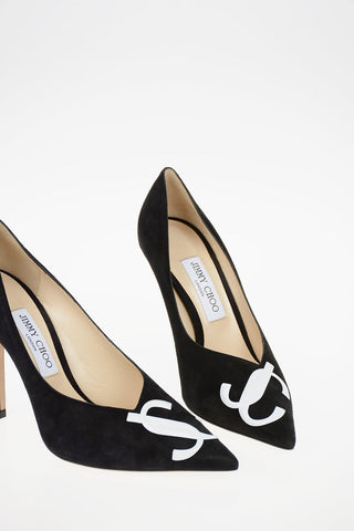 Suede LOVE JC Pumps 10cm